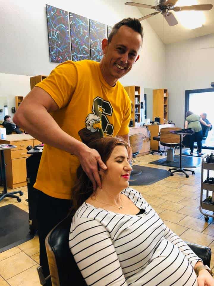 Dr. Ring performing chiropractic care on a woman to address whiplash