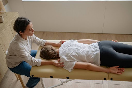 Getting chiropractic care for hormonal imbalance.